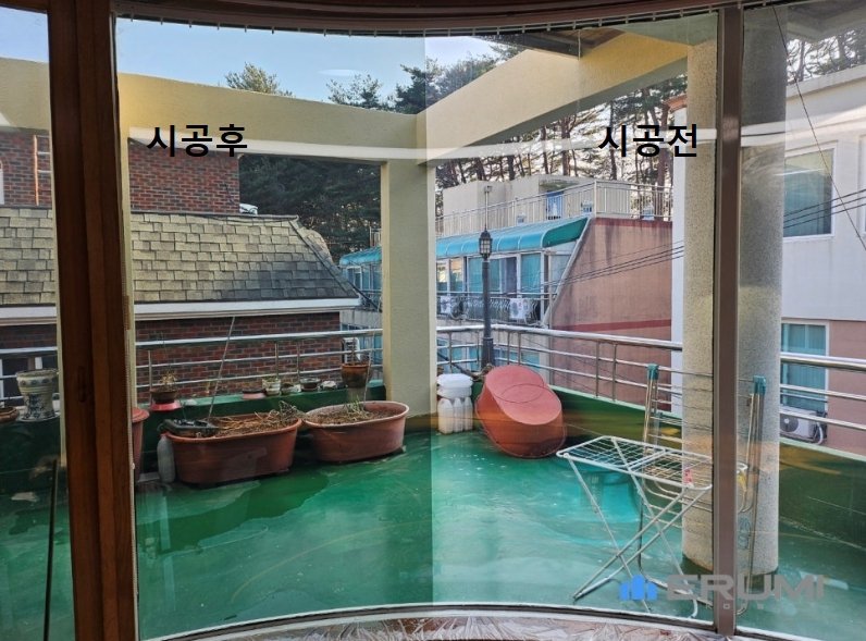 남양주 빌라 창문필름 시공 완료